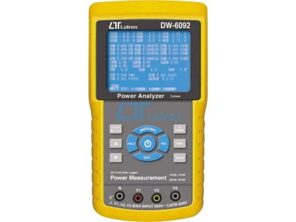 LUTRON DW-6093 پاور آنالایزر تکفاز و سه فاز LUTRON مدل DW-6093 - Image 1