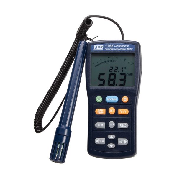 TES 1365 ترمو رطوبت سنج دیتالاگر دار TES مدل 1365 - Image 1