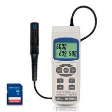 گاز سنج O2 و CO2 دو کار (دماسنج و رطوبت سنج دارای کارت حافظه) LUTRON مدل AQ-9918SD