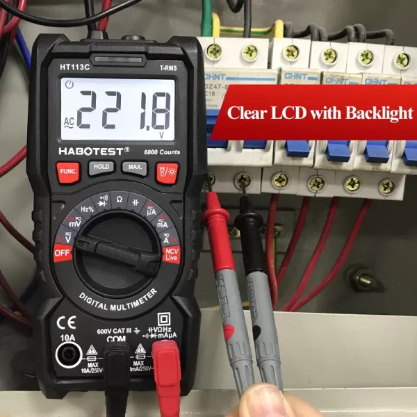 HABOTEST HT113 PIC3 مولتی متر دیجیتال HABOTEST مدل HT113 - Image 3