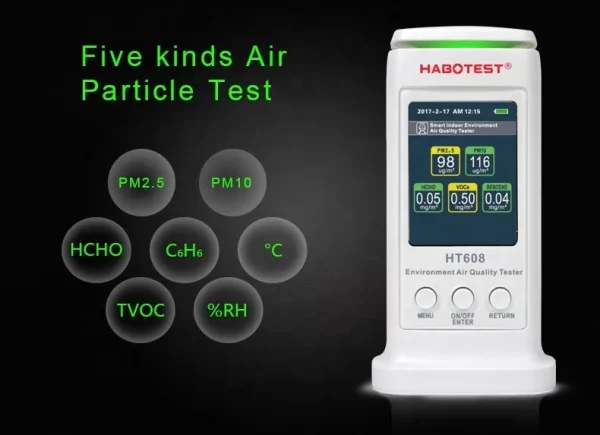 کیفیت سنج هوا HABOTEST مدل HT608 - Image 2