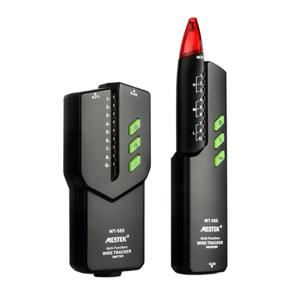 MESTEK WT58D تستر کابل شبکه و ردیاب ولتاژ MESTEK مدل WT58D - Image 1
