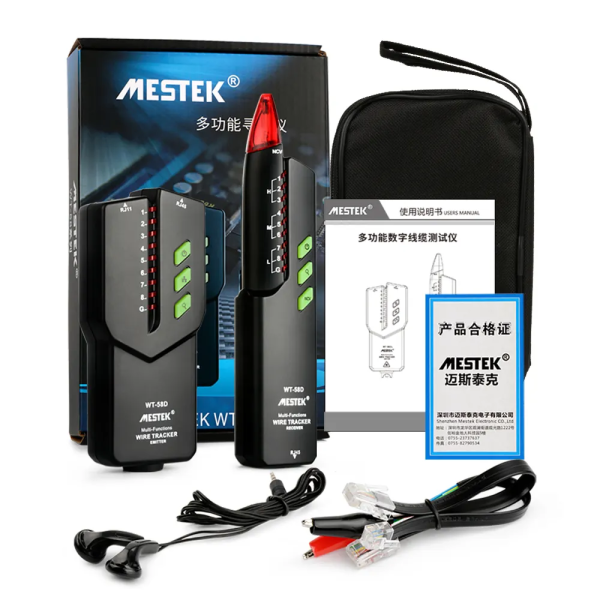 تستر کابل شبکه و ردیاب ولتاژ MESTEK مدل WT58D - Image 2