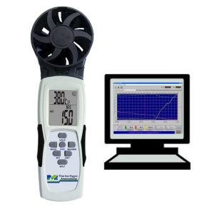 فلومتر باد ، دما و رطوبت سنج دیتالاگر MIC مدل MIC 98658