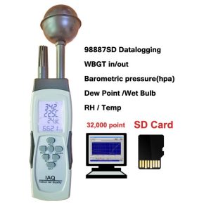 WBGT متر ، فشارسنج دیتالاگر MIC مدل MIC-98887SD