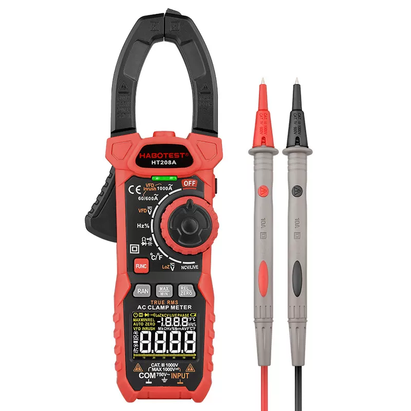 pl32372773-ht208a_digital_clamp_meter_6000counts_habotest_1000v_ohm_hz_temperature_ncv_vfd_duty_test_pinza_amper_inrush_dca_zero مولتی متر کلمپی HABOTEST مدل HT208A - Image 1