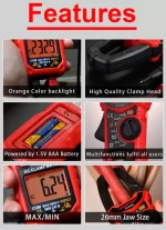 مولتی متر کلمپی HABOTEST مدل HT206A - Image 3