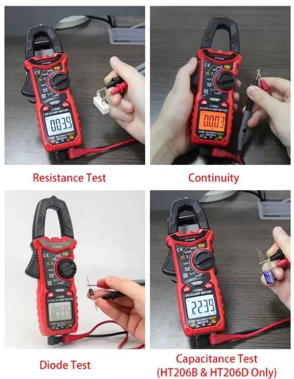 مولتی متر کلمپی HABOTEST مدل HT206A - Image 4