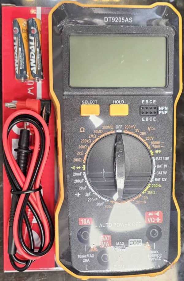 DT9205AS مولتی متر دیجیتال DT-9205AS - Image 1