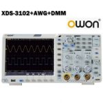 اسیلوسکوپ 100MHz برند OWON مدل XDS-3102+1AWG+DMM