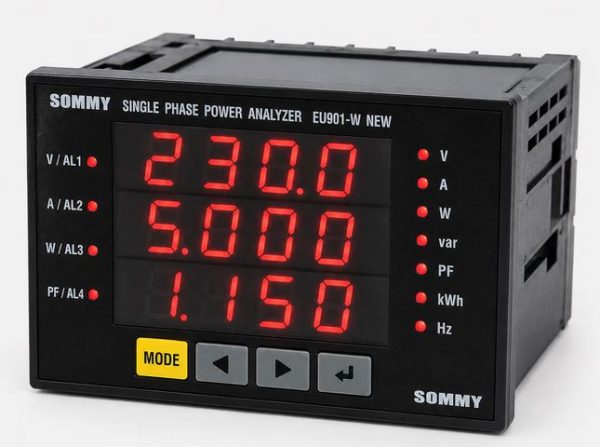 پاور آنالایزر تکفاز SOMMY مدل EU901-W NEW - Image 1