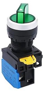 کلید یکطرفه ی فرمان چراغ دار رنگ سبز KACON مدل J2-4710G-2 A2