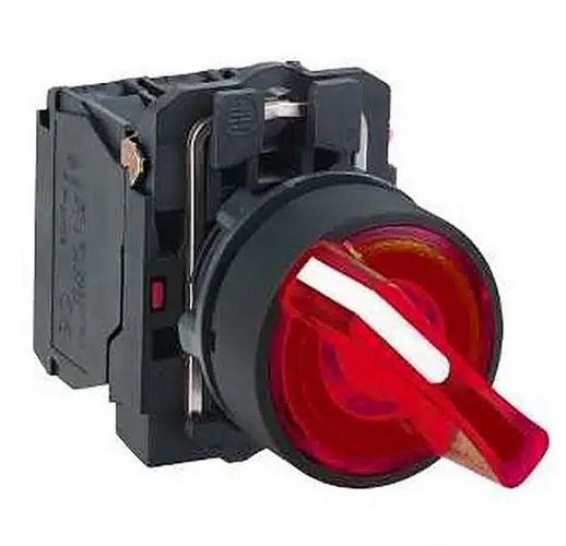 J2-4710R-2 کلید یکطرفه ی فرمان چراغ دار KACON مدل J2-4710R-2 A2 - Image 1