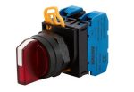 کلید دوطرفه ی فرمان چراغ دار رنگ قرمز KACON مدل J2-5720R-3 A2