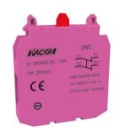 کنتاکت کمکی استاندارد دوبل NC برند KACON مدل J-S02