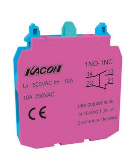 J2-S11 کنتاکت کمکی استاندارد دوبل NC+NO برند KACON مدل J2-S11 - Image 1