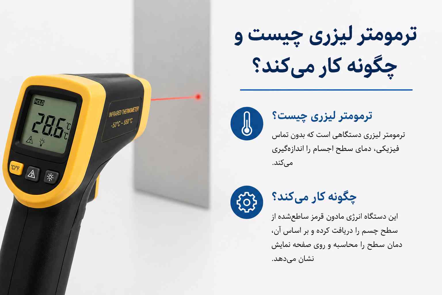 ترمومتر لیزری