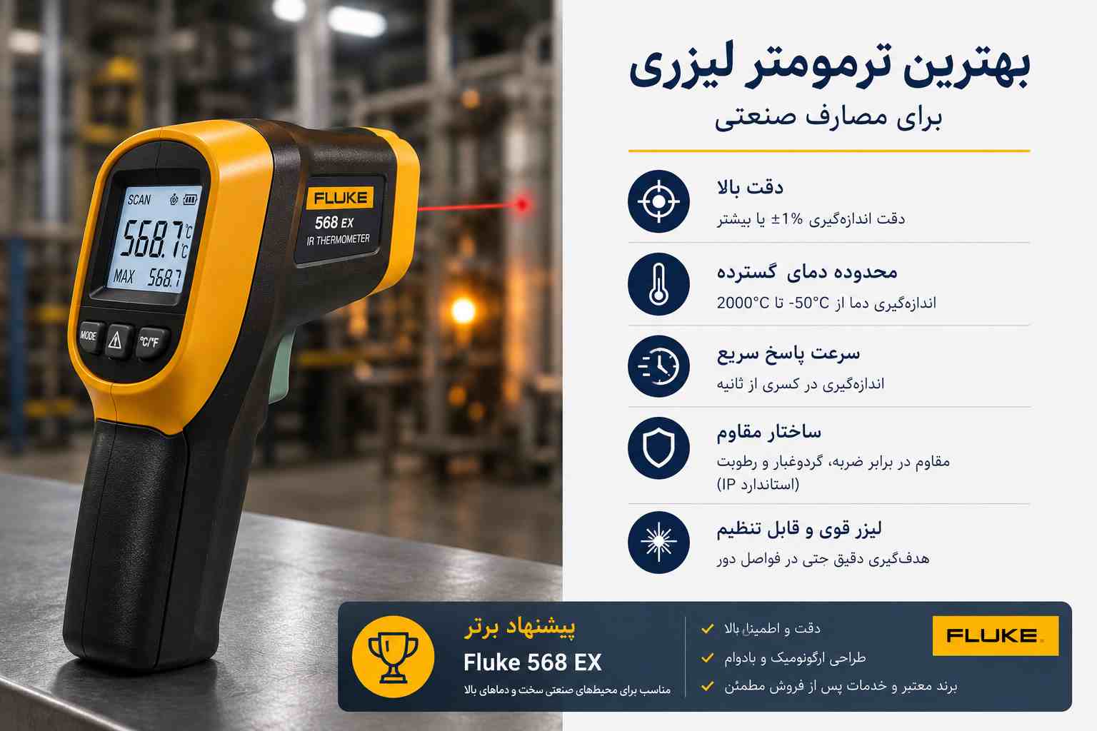ترمومتر لیزری