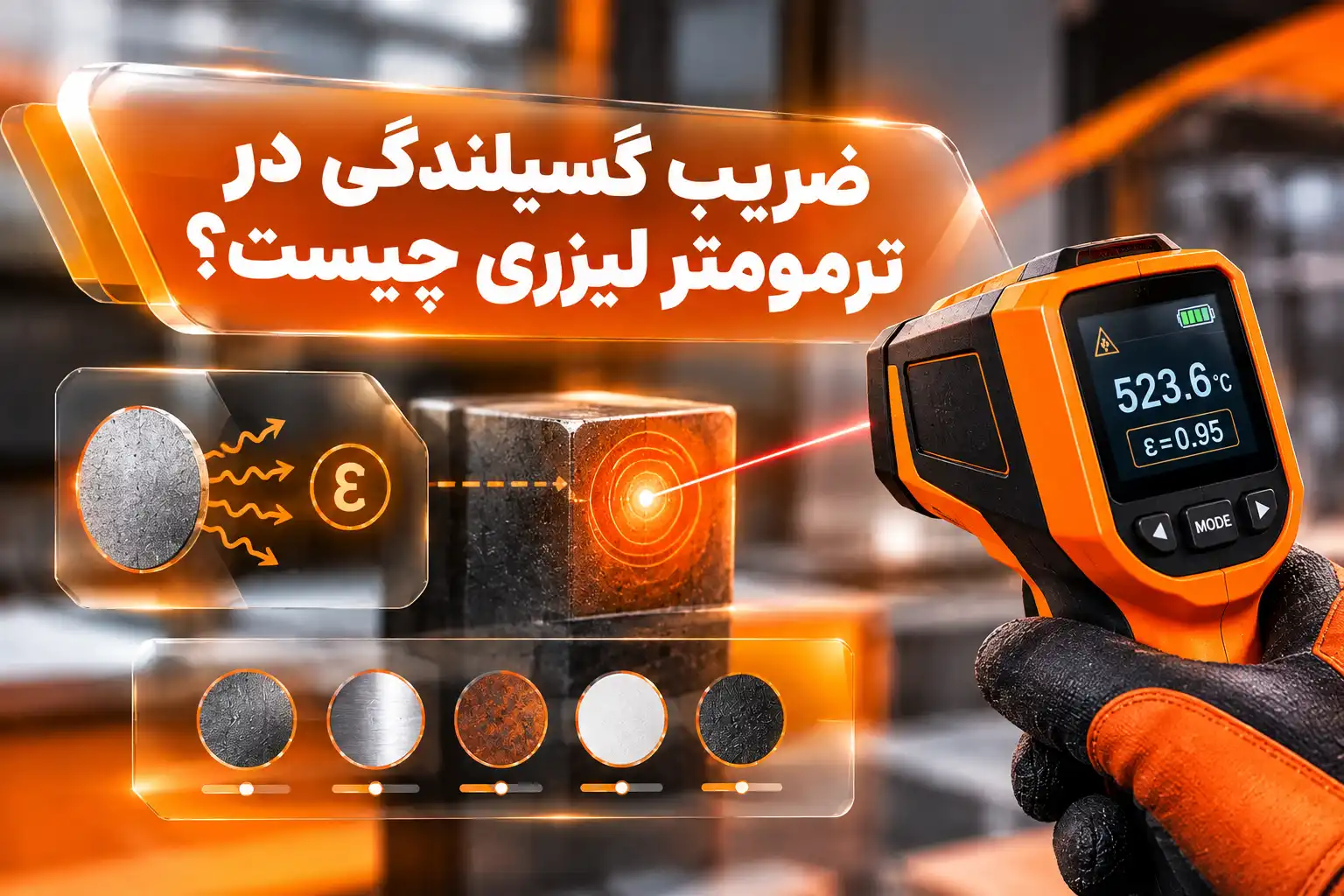 ترمومتر لیزری