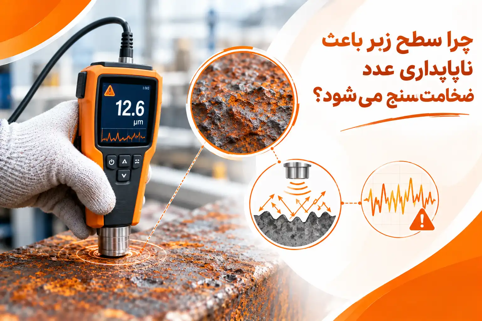 ناپایداری عدد ضخامت سنج