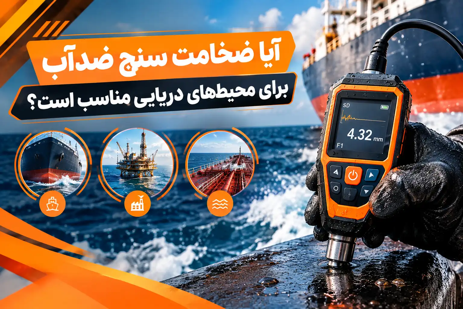 آیا ضخامت سنج ضدآب برای محیطهای دریایی مناسب است؟